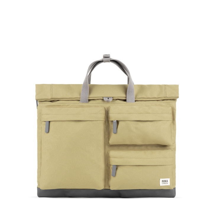 Blackfriars M Khaki Recycled Canvas