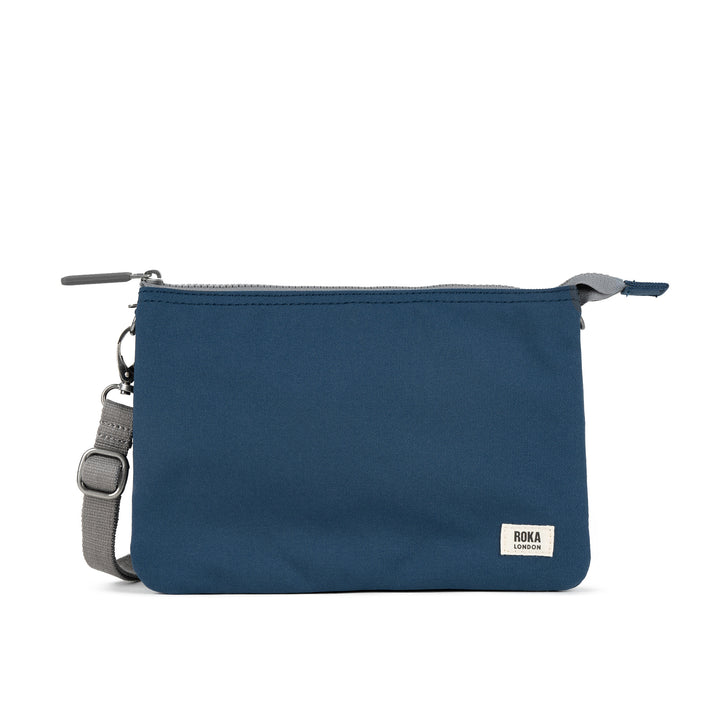 Carnaby Crossbody XL Deep Blue Recycled Canvas