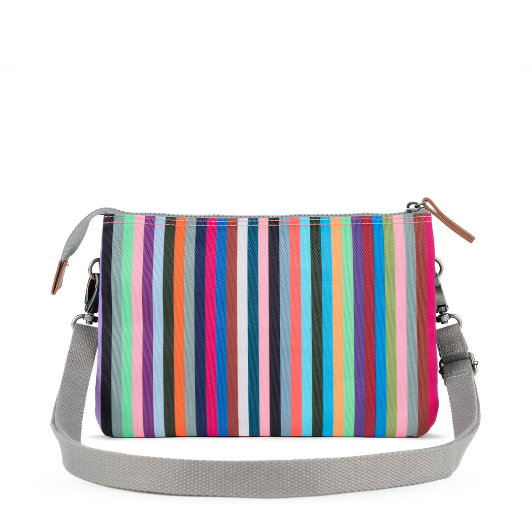 Carnaby Crossbody XL Multi Stripe Recycled Canvas