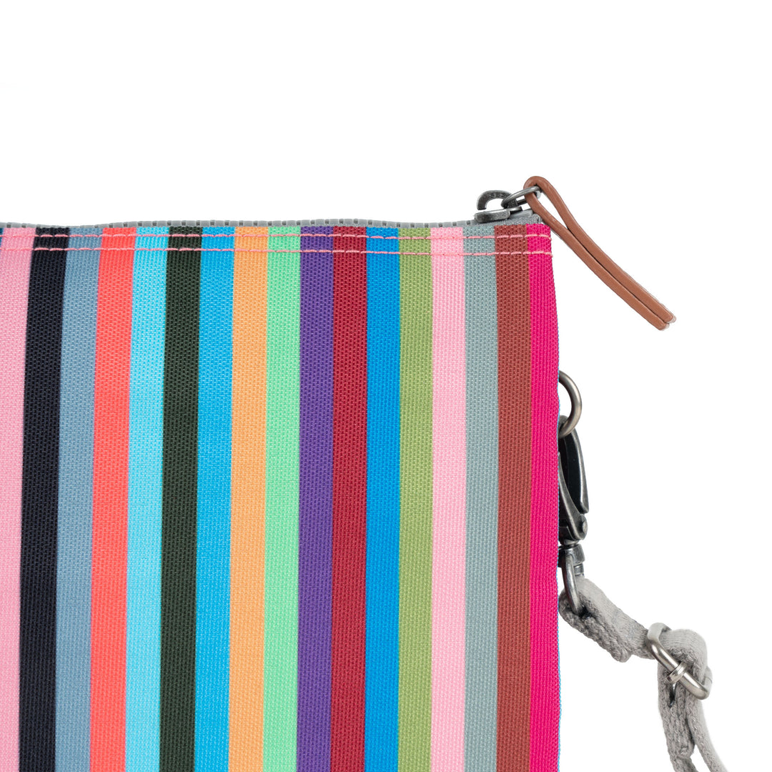 Carnaby Crossbody XL Multi Stripe Recycled Canvas