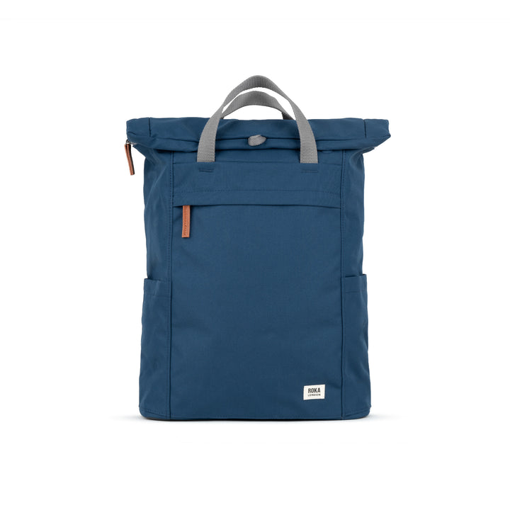 Finchley A Deep Blue Recycled Canvas