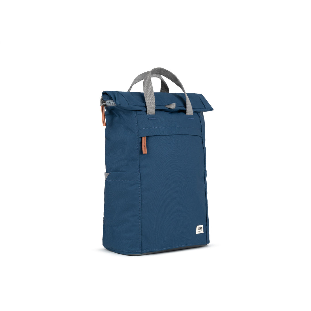 Finchley A Deep Blue Recycled Canvas