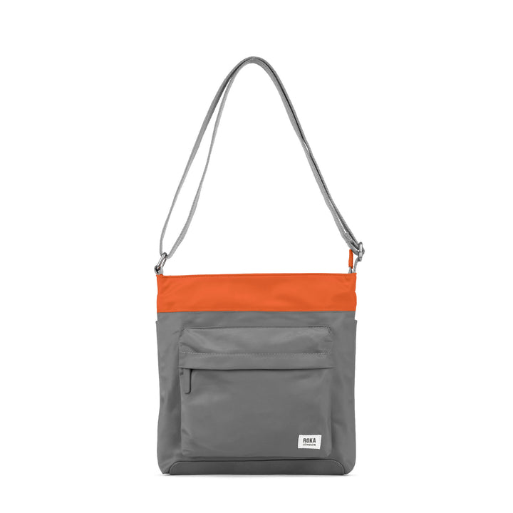 Creative Waste Kennington B Graphite/Burnt Orange Recycled Nylon