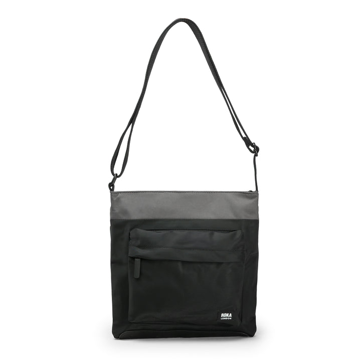 Creative Waste Kennington B Black / Graphite Recycled Nylon