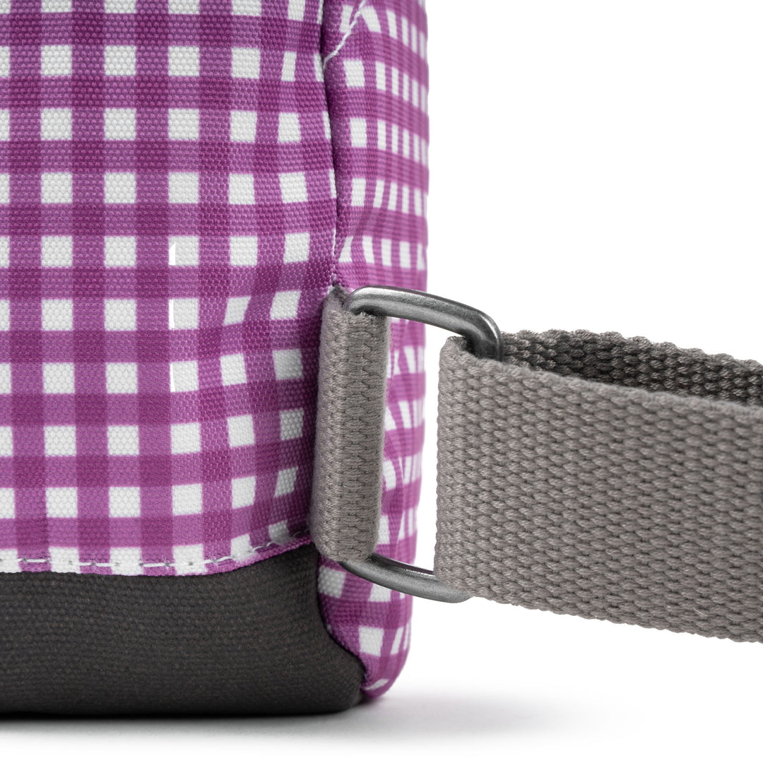 Bantry B Purple Gingham Recycled Canvas